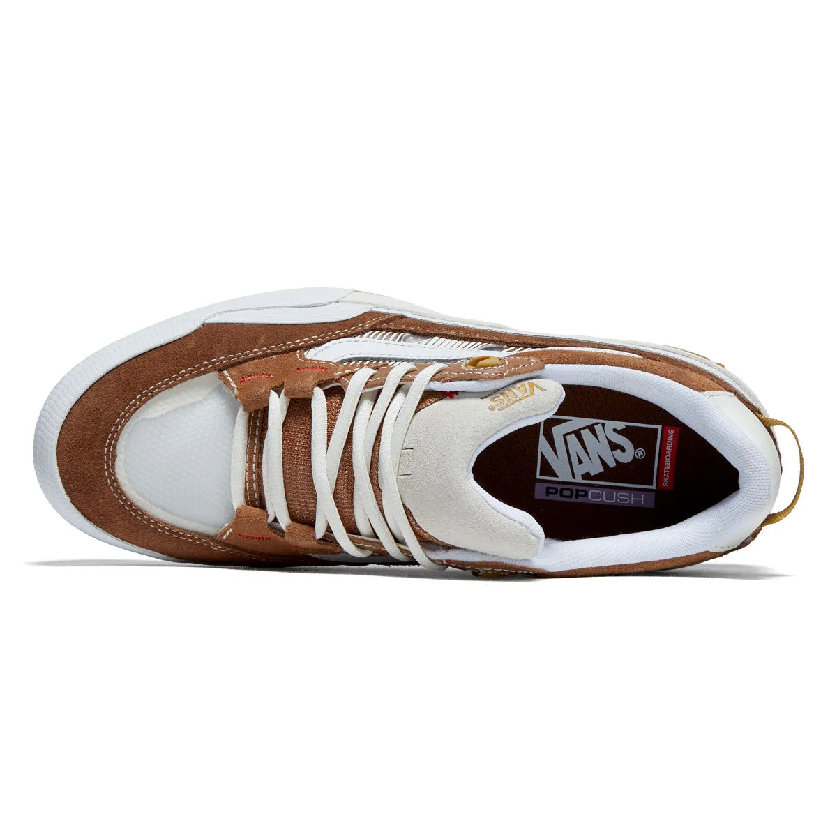 Vans Wayvee 2 Shoes - Brown Textured Surface Skate Performance Ride