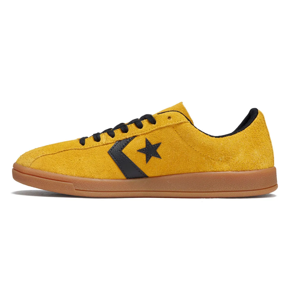 Converse All Star Classic Trainer Suede Ox Shoes - Yellow/Black/Gum Vibrant Look
