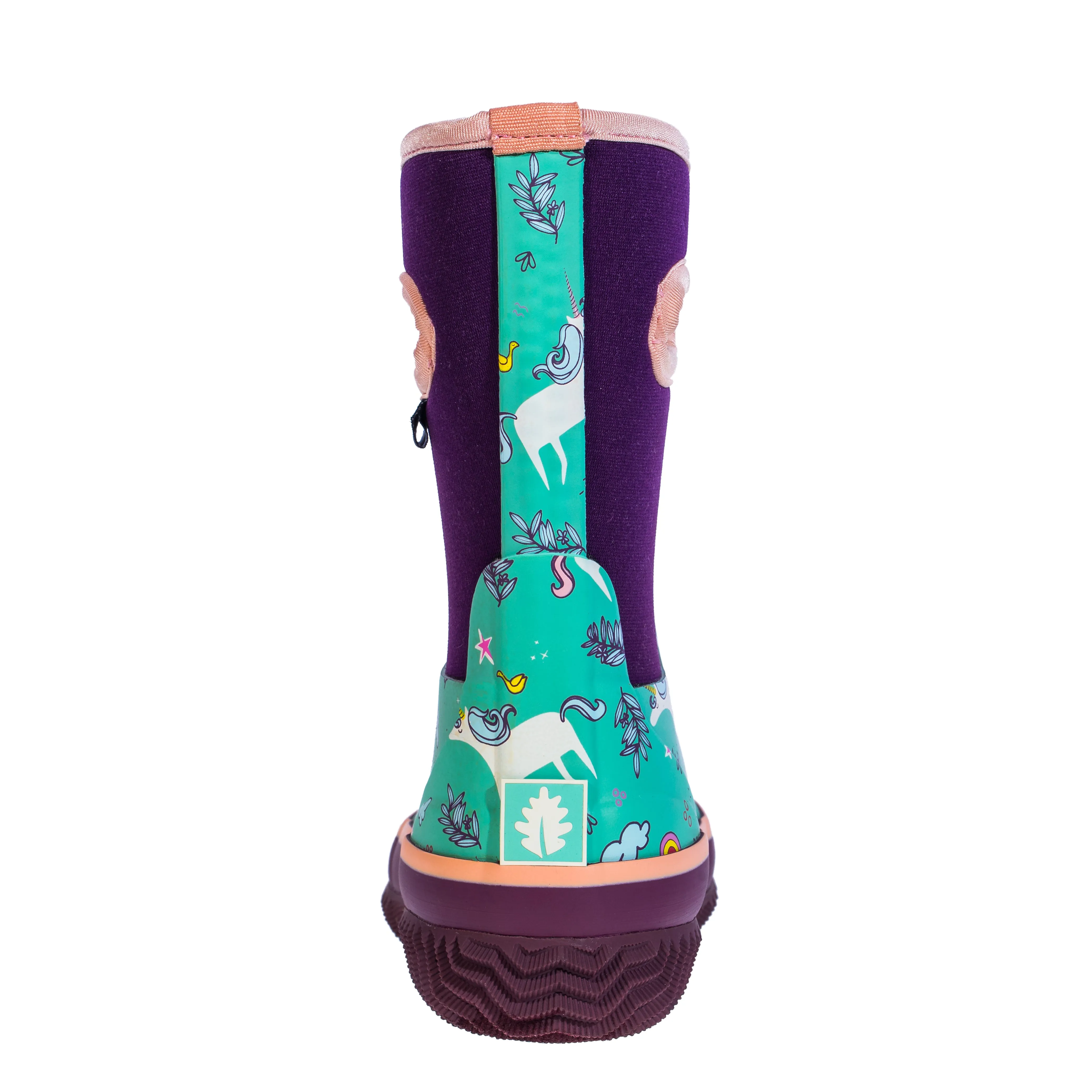 Snooty Unicorn Neoprene Rain/Snow Boots Cold Walks Arctic Steps