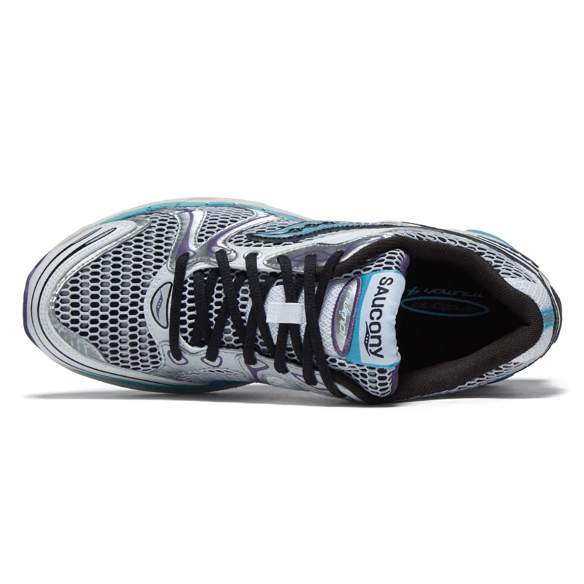 Grip Movement Saucony Progrid Triumph 4 Shoes - White/Blue