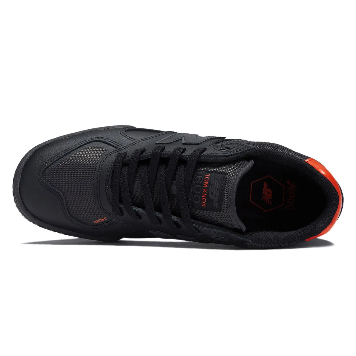 Low Top New Balance 600 Tom Knox Shoes - Black/Orange