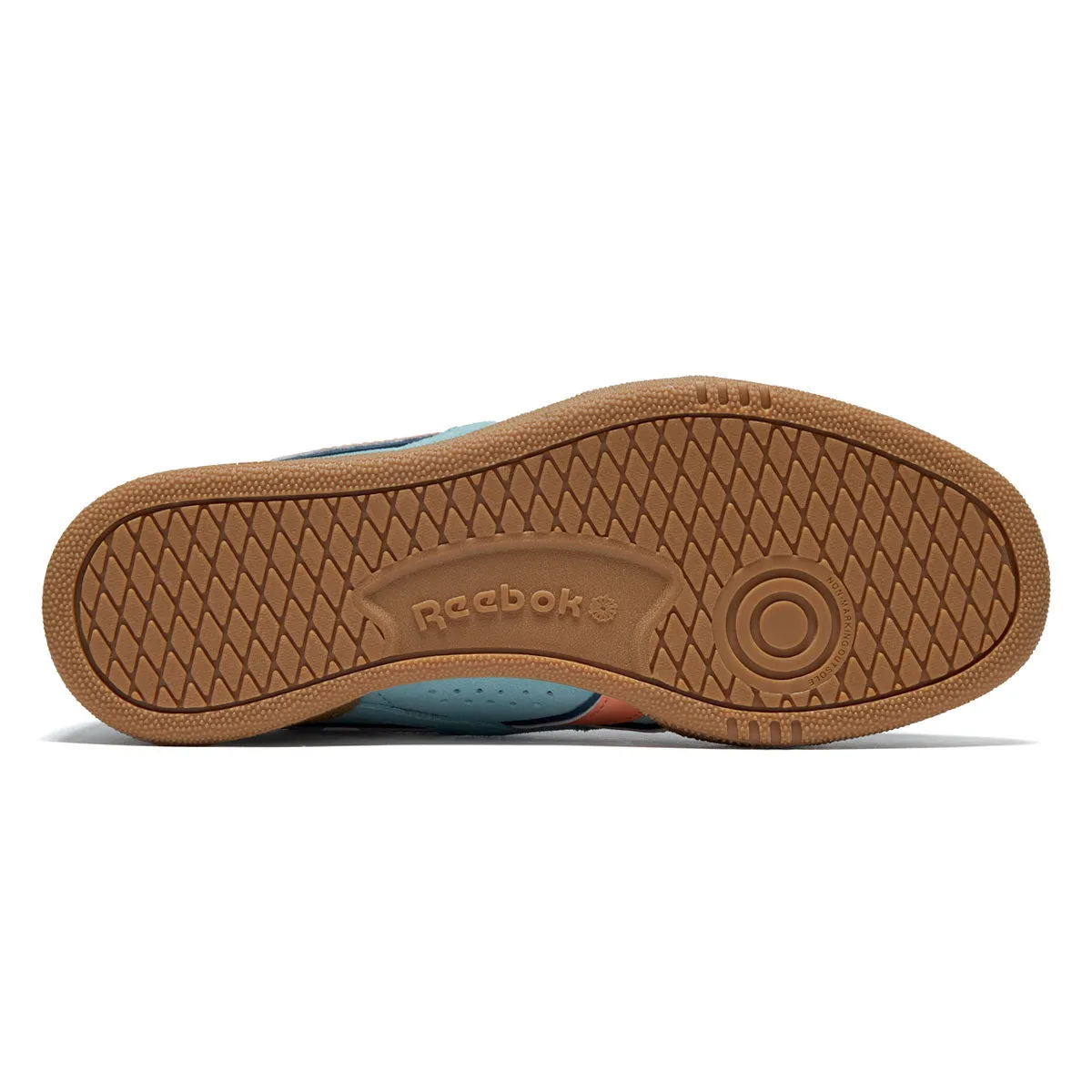 Extended Ride Reebok Club C Grounds UK Shoes - Ai Aqua/Sunkissed Orange/Gum