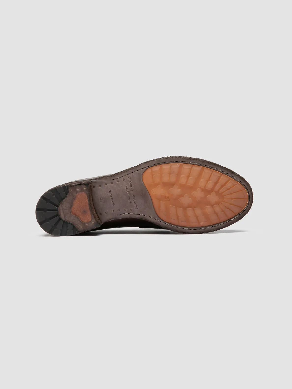 LEXIKON 140 - Brown Leather Penny Loafers Weather resistant Walk Sure