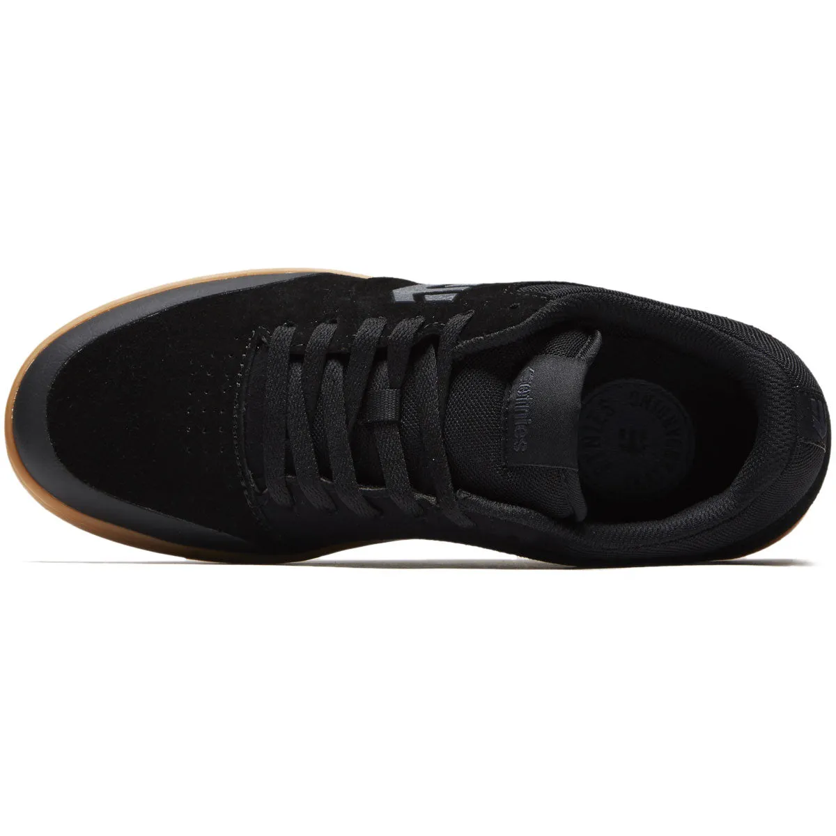 Soft Cushioning Etnies Marana Shoes - Black/Dark Grey/Gum