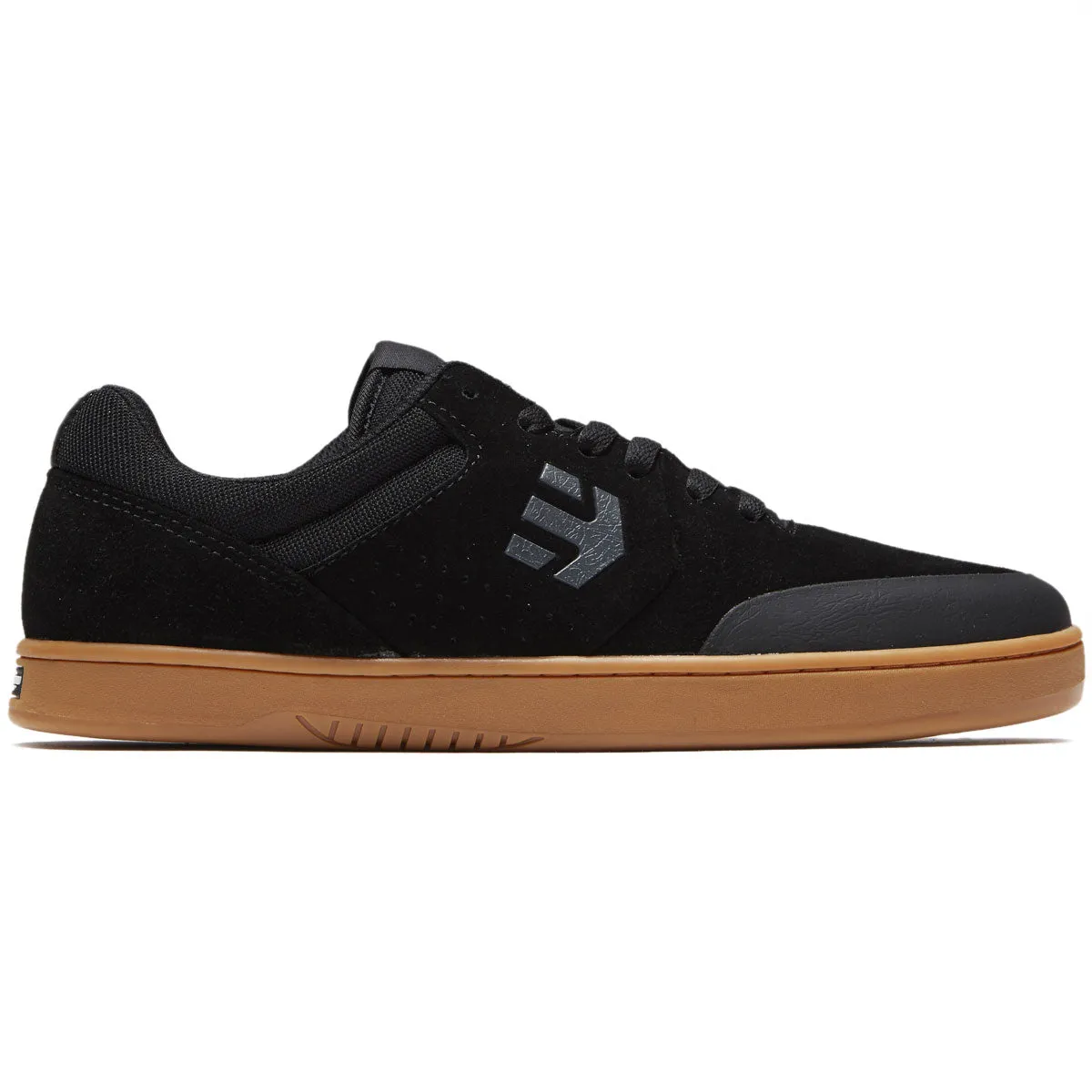 Foot Form Etnies Marana Shoes - Black/Dark Grey/Gum
