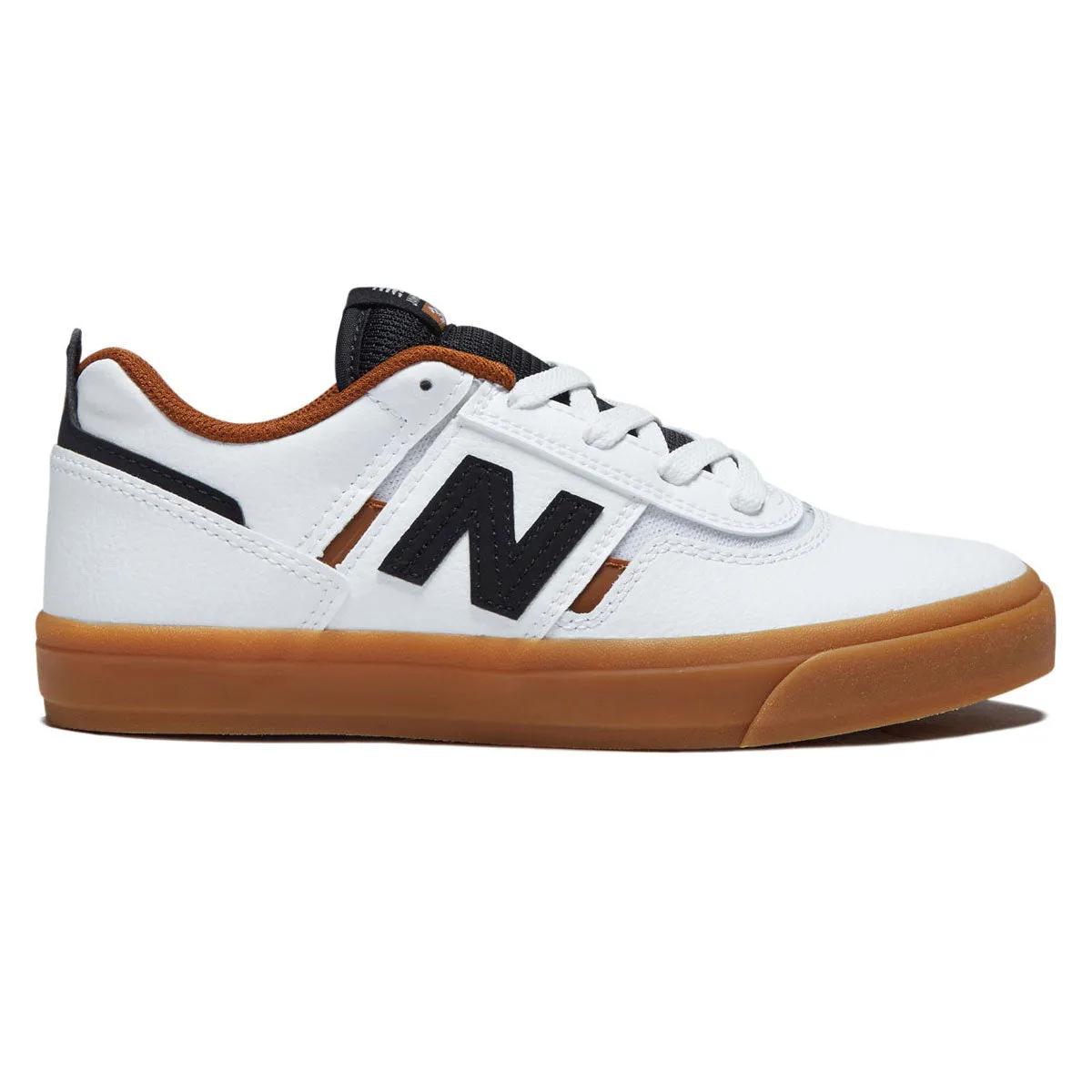 All Purpose Wear Skate Performance Gear New Balance Youth 306 Foy Shoes - White/Gum