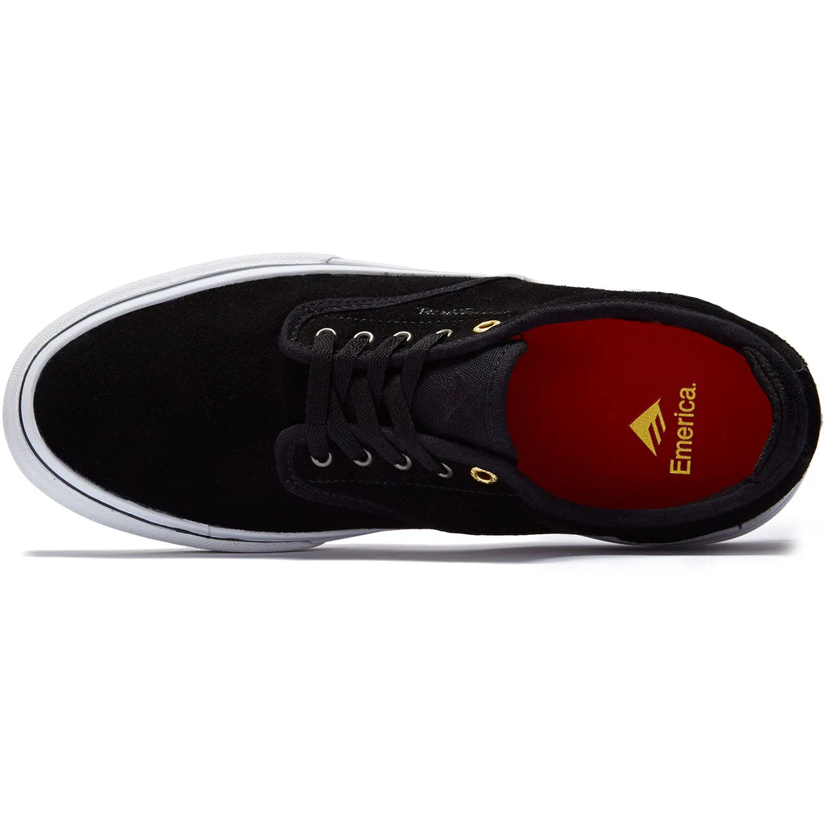 Elastic Comfort Sport Walk Emerica Wino G6 Shoes - Black/White