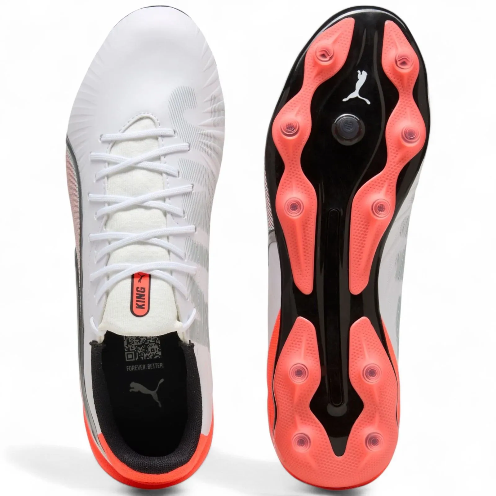 Puma King Match Adults Firm/Artificial Ground Football Boots Mobility Support