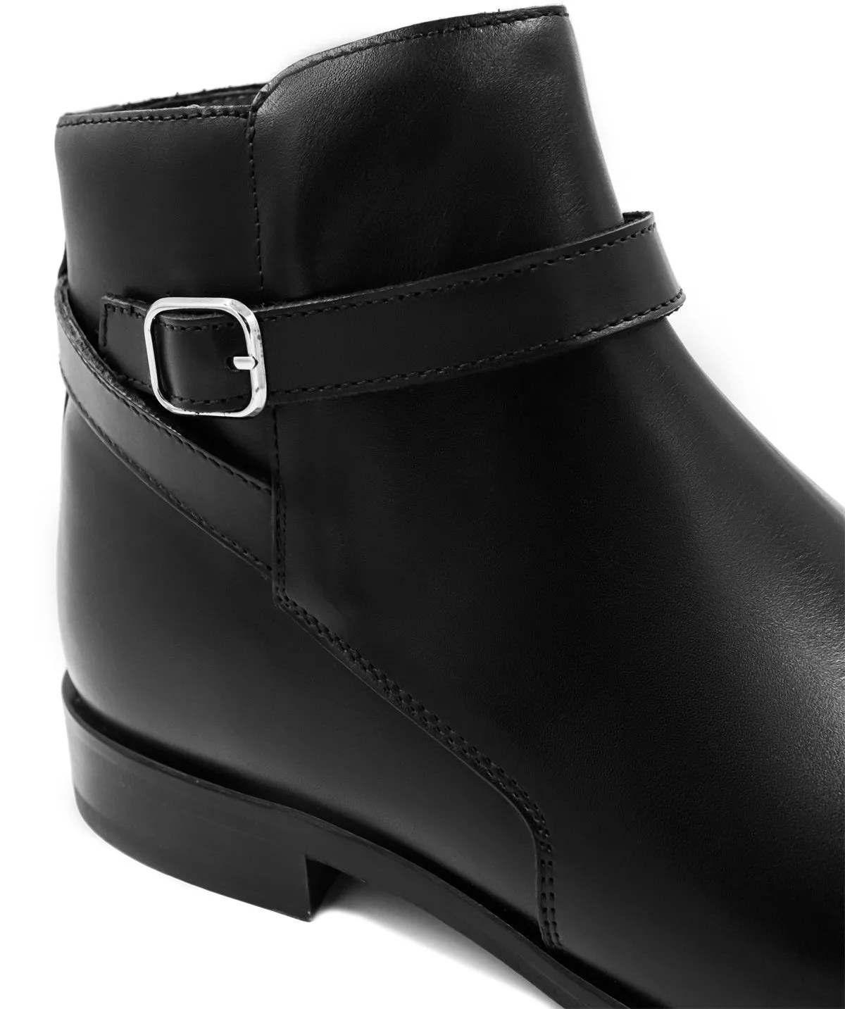 Satin Glow Bottines ELTHON Noir