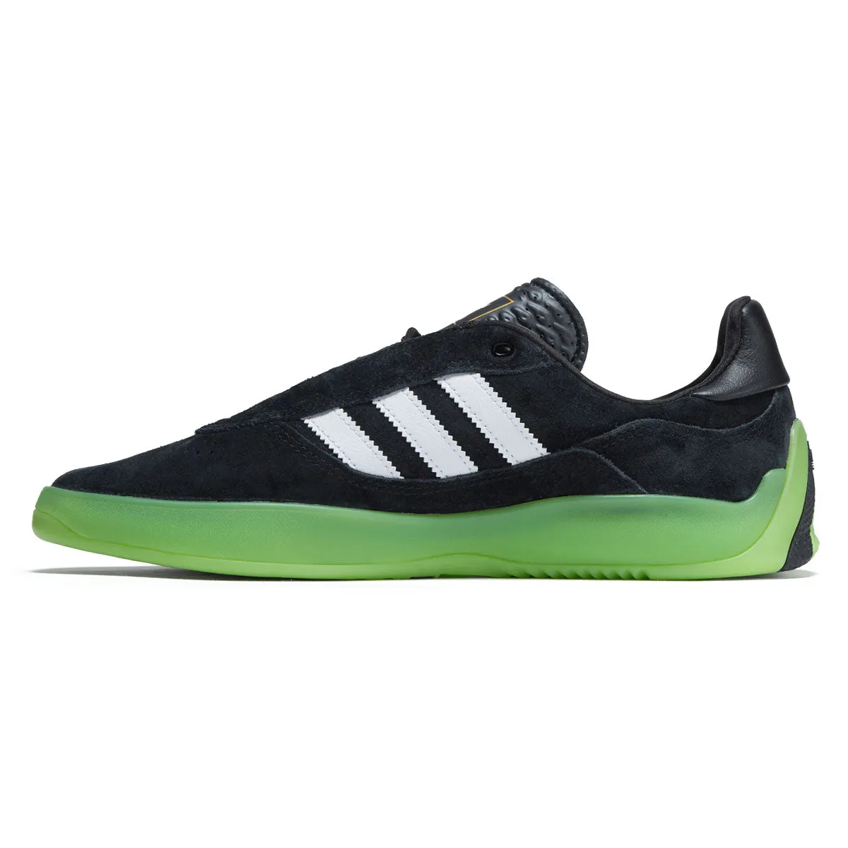 Low Profile Fit Adidas Puig Shoes - Core Black/Ftwr White/Green