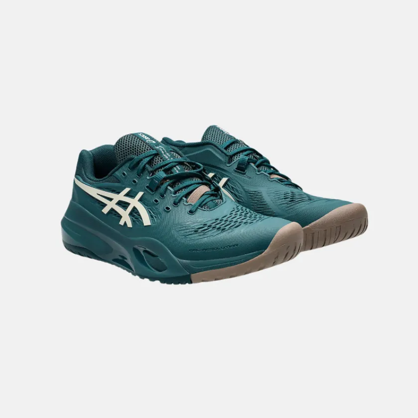 Good Traction Sport Footwear ASICS GEL-RESOLUTION? X Men??s Tennis Shoes ?C Saxon Green/Birch