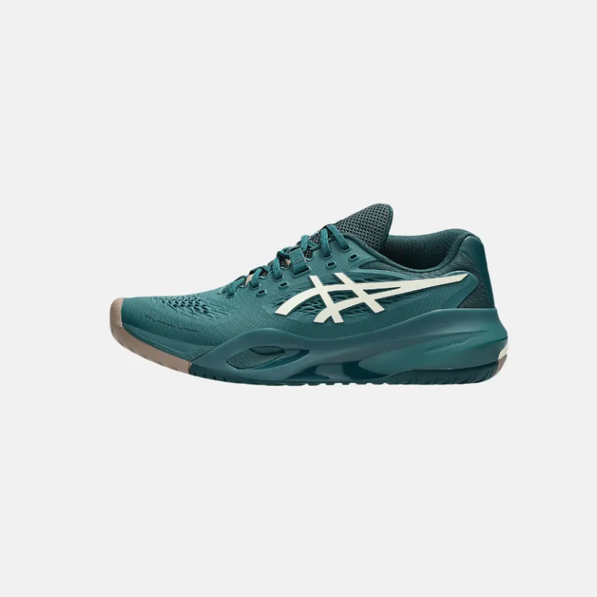 Responsive Feel Performance Mesh ASICS GEL-RESOLUTION? X Men??s Tennis Shoes ?C Saxon Green/Birch