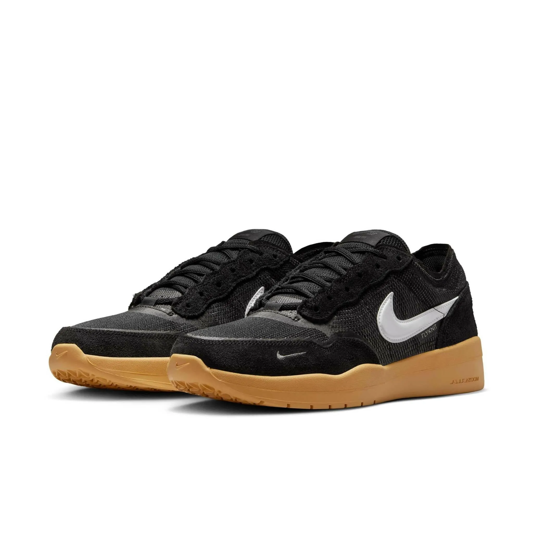 Breathable Ride Quick Skate Fit Nike SB - PS8 Shoes Black/White/Gum