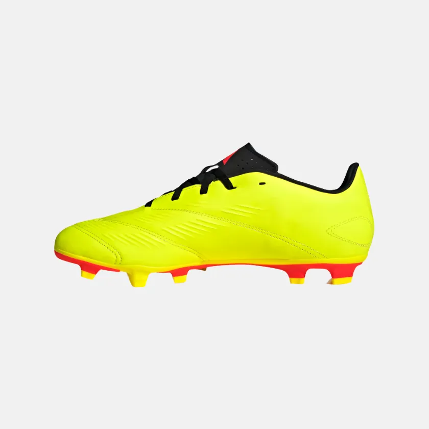 Adidas Predator Club Flexible Ground Unisex Football Shoes -Team Solar Yellow 2/Core Black/Solar Red Field Drill