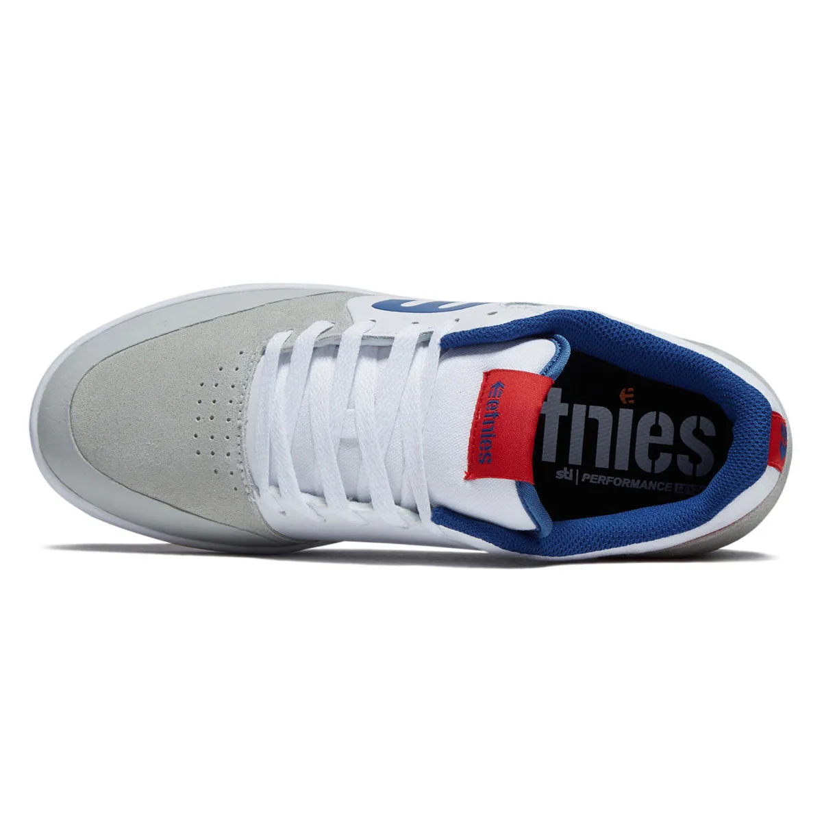 Etnies Marana Shoes - White/Blue/Red Sport Step