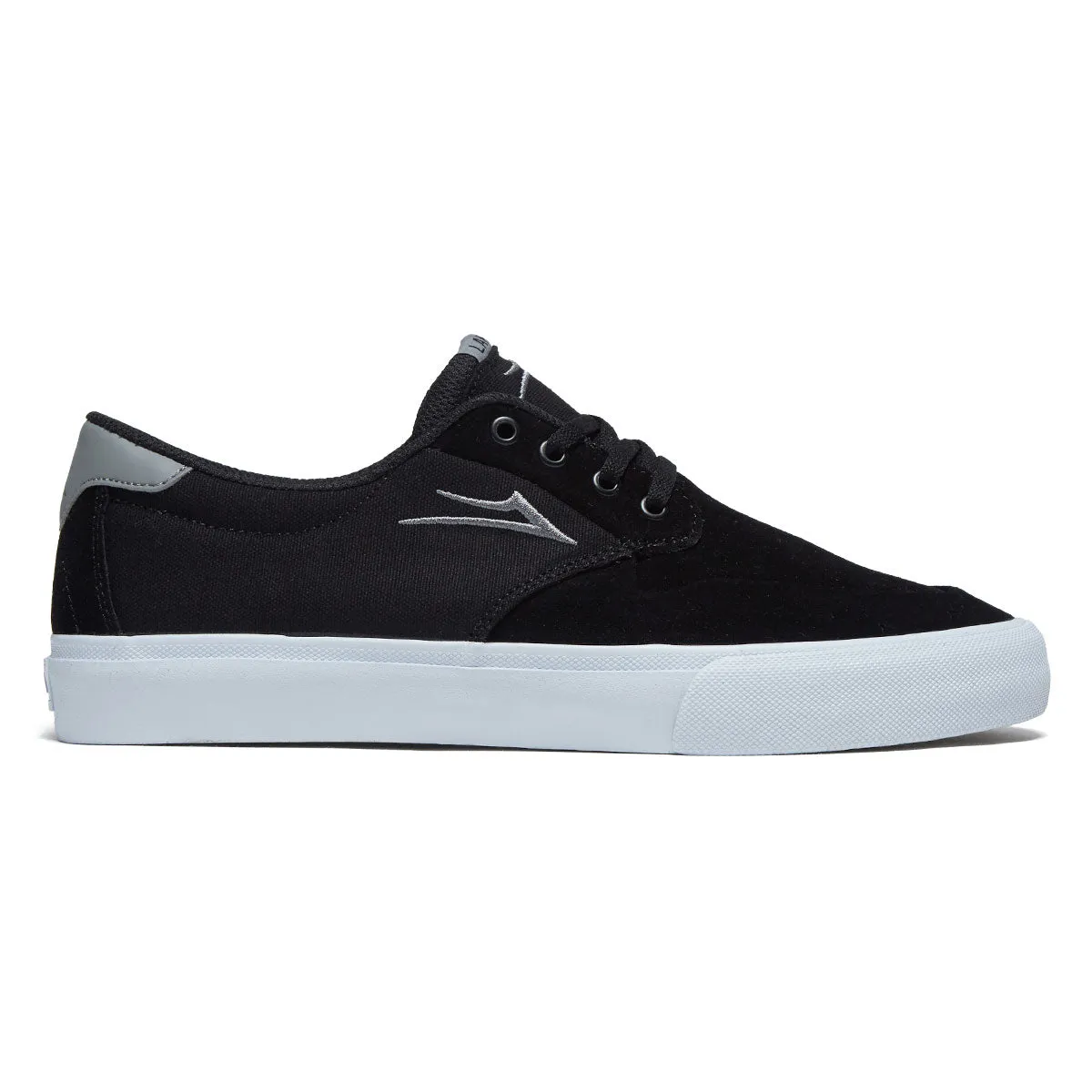 Minimal Vibe Quick lacing Lakai Riley 3 Shoes - Black/Grey Suede