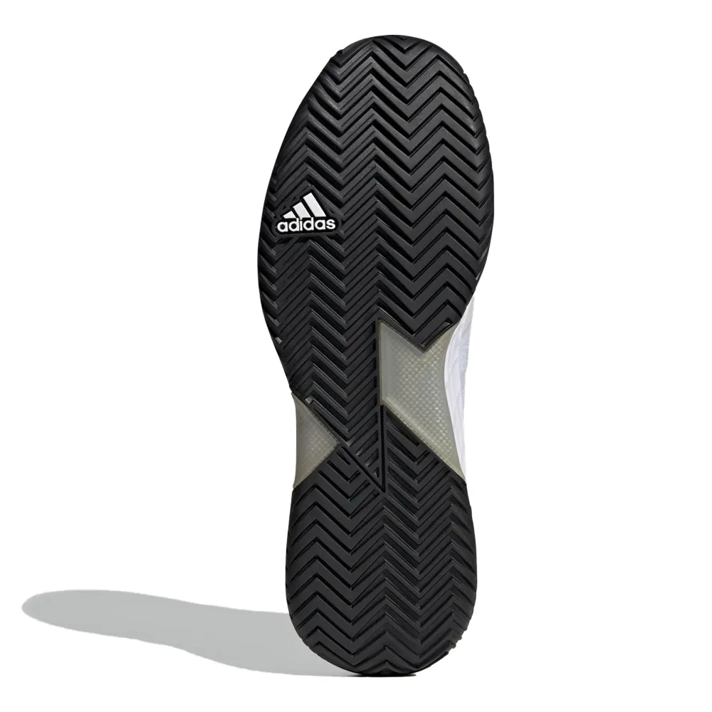Well Padded Active Flex adidas adizero Ubersonic 4 Tennis Shoes (Mens) - White