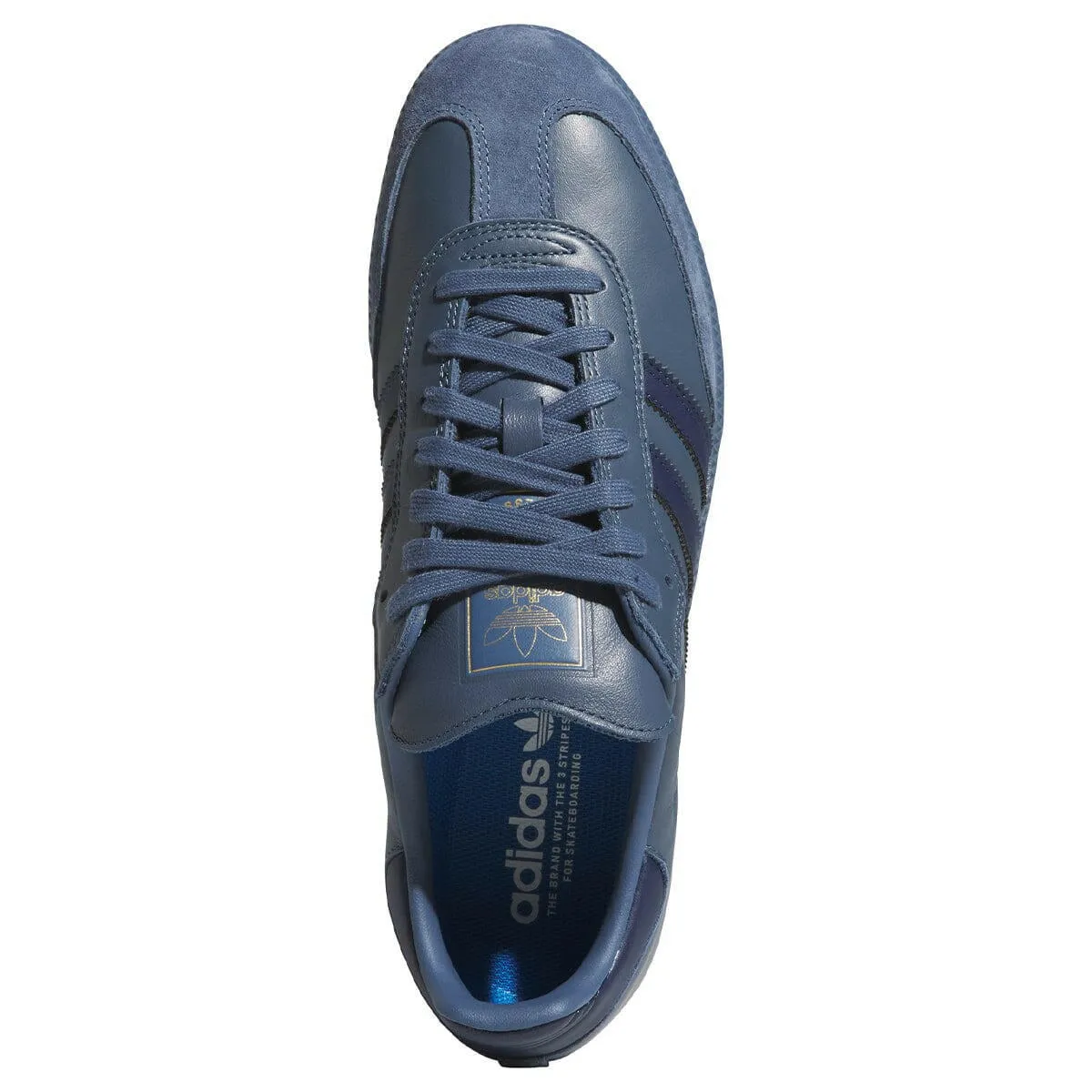 Adidas - Samba Adv Shoes Preloved Ink/Gold Metallic Smooth Style