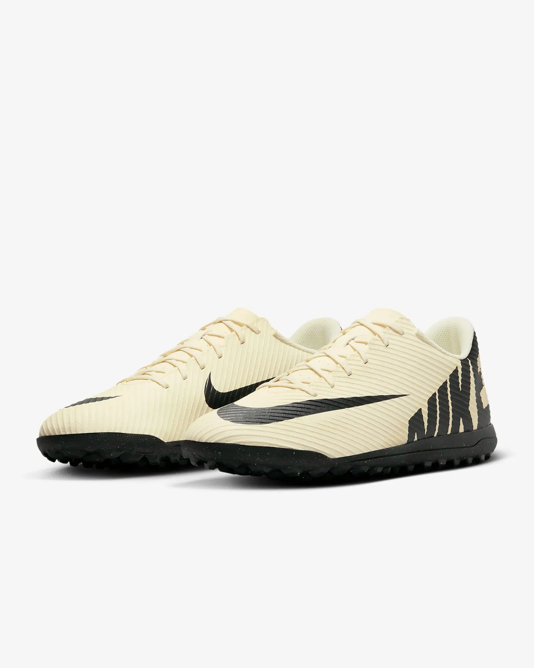 Foot Focus Lace Stability Mercurial Vapor 15 Club Turf Low-Top Soccer Shoes