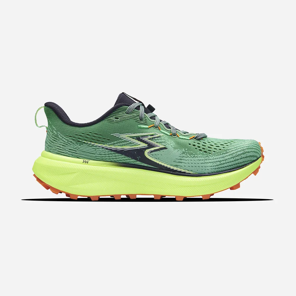 361-LYNX: Green/Yellow foam - cushioned shoes wide widths
