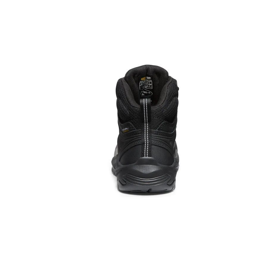 Men's Reno Waterproof Mid (Soft Toe)  |  Black/Black Everyday Trails Comfort Hiking