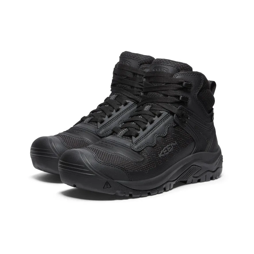 Men's Reno Waterproof Mid (Soft Toe)  |  Black/Black Mountain Ready