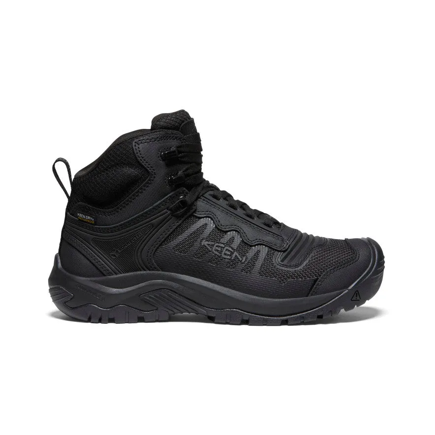 Men's Reno Waterproof Mid (Soft Toe)  |  Black/Black Stable Hike Fit Sturdy sole