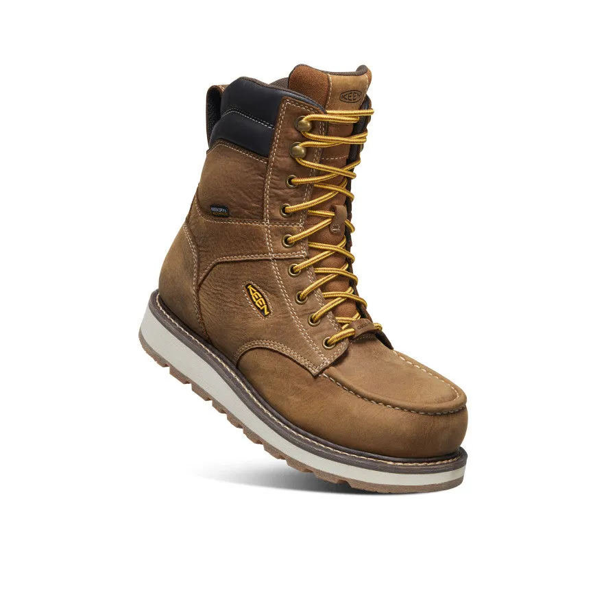 Men's Cincinnati 8" Waterproof Boot (Carbon Toe)  |  Belgian/Sandshell All-Weather Traction