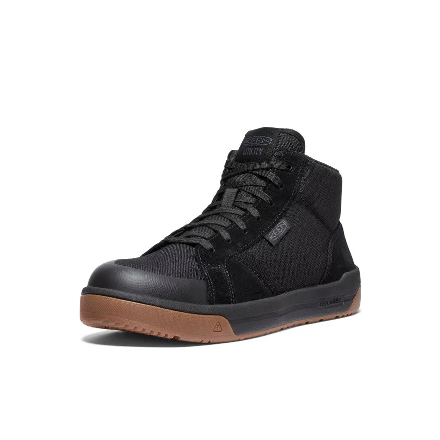 Men's Kenton Mid Work Shoe (Carbon Toe)  |  Black/Gum Stable Footwear