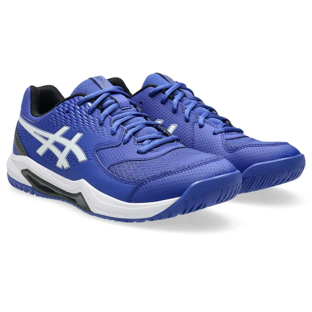 Asics Gel Dedicate 8 Men's Tennis Shoe (Dark Cobalt/White) Street Fit Stretch Fabric