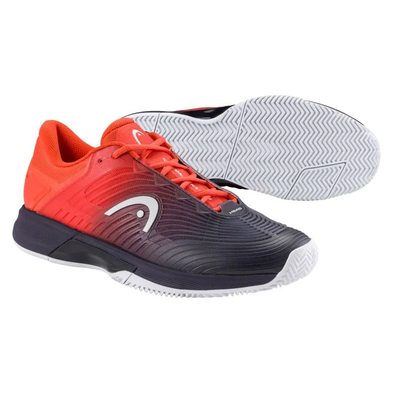 Quick lacing HEAD Revolt Pro 4.5 Clay D Mens Tennis Shoes