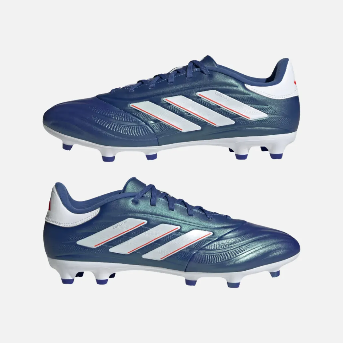 Adidas Copa Pure 2.3 Firm Ground Football Studs -Lucid Blue/Cloud White/Solar Red Fast Recovery