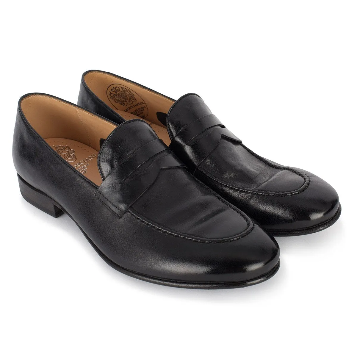 BRIAN 61011<br>Black horse loafers Easy Step