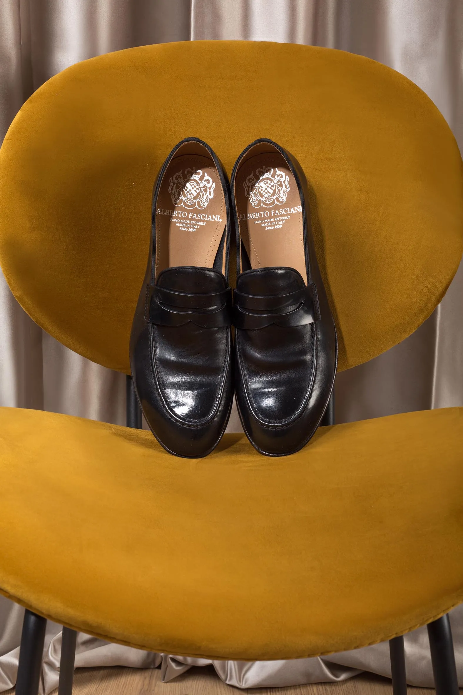 Evening Calm BRIAN 61011<br>Black horse loafers