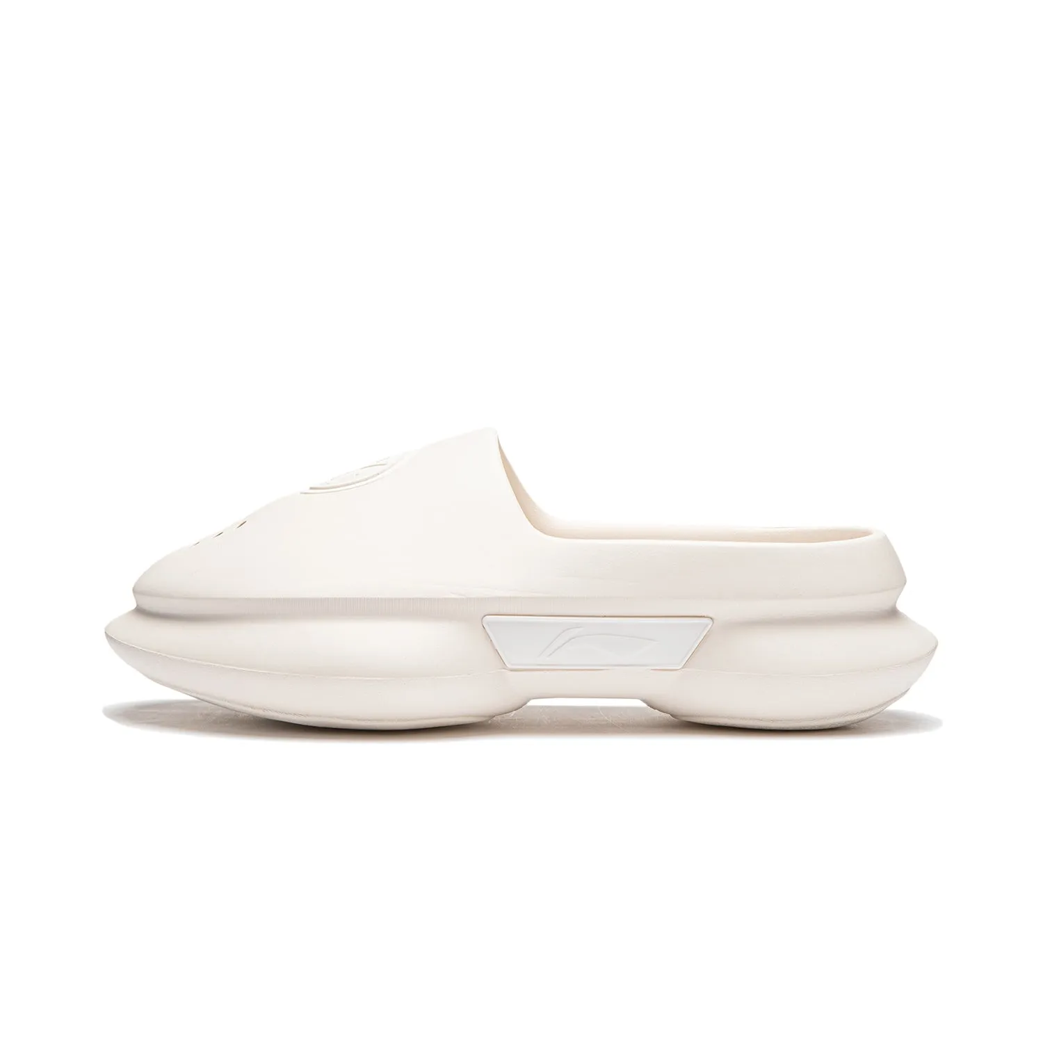 Wade Slide "Beige" Asymmetric Collar Padding