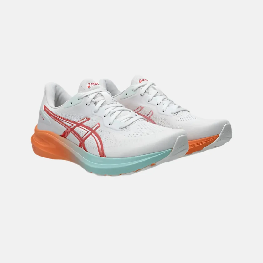 Brooks DNA Loft fun runs Asics GT-1000 13 Men's Running Shoes -White/Coral Reflective