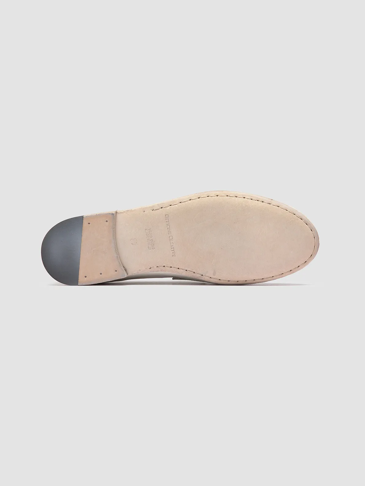 BLAIR DD 001 - White Leather Penny Loafers True Lane Breezy Comfort