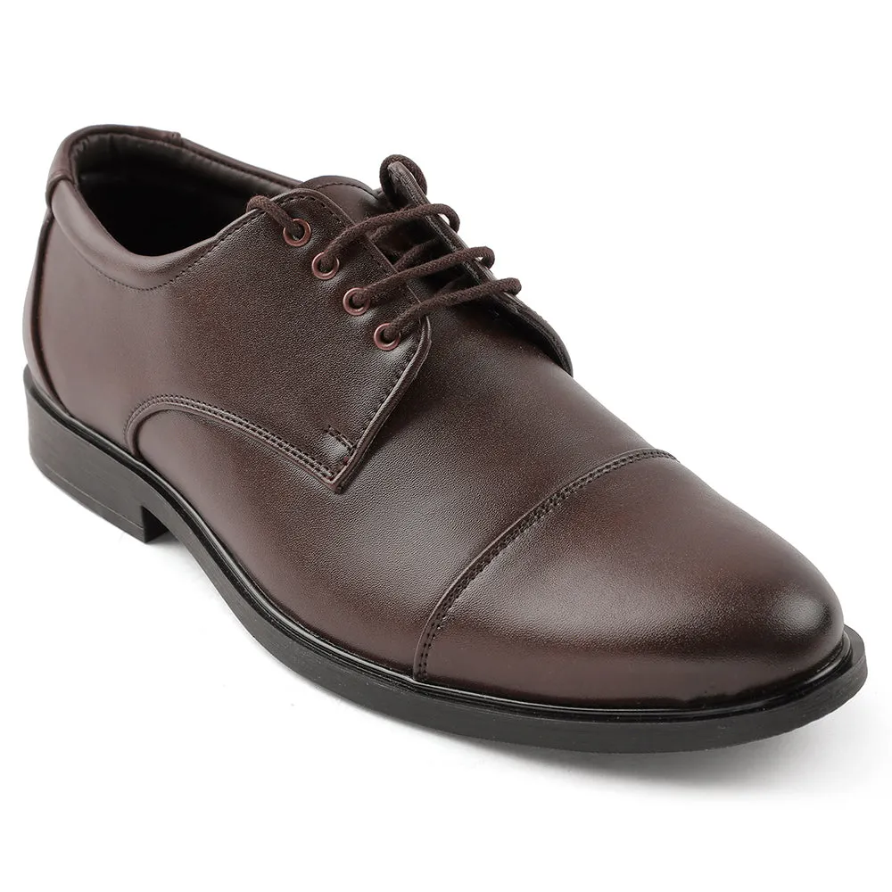 Fortune Brown Lacing Formal Oxford Shoes For Men HML-13E By Liberty Functional