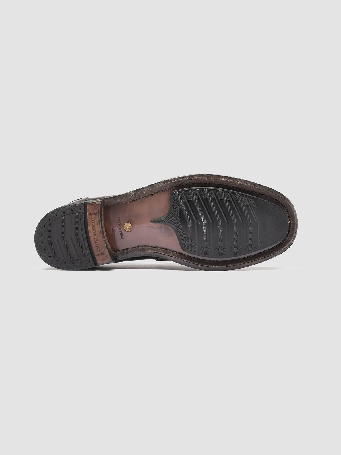 Quick Stride BALANCE 011 - Burgundy Leather Penny Loafers