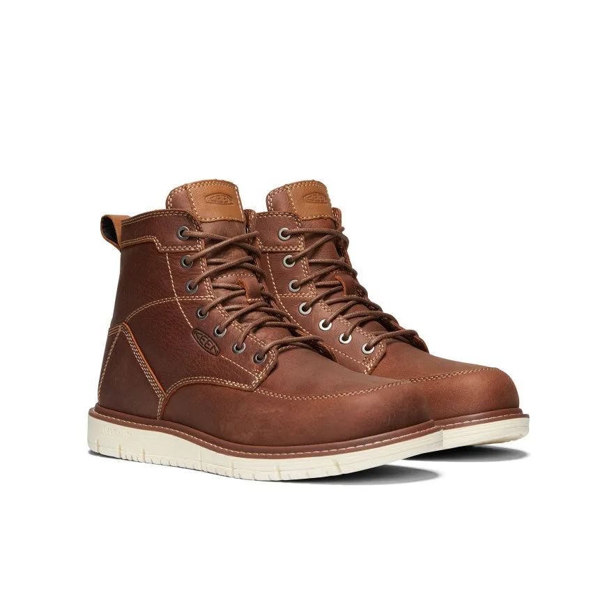 All Season Performance Men's San Jose 6" Boot (Soft Toe)  |  Gingerbread/Off White