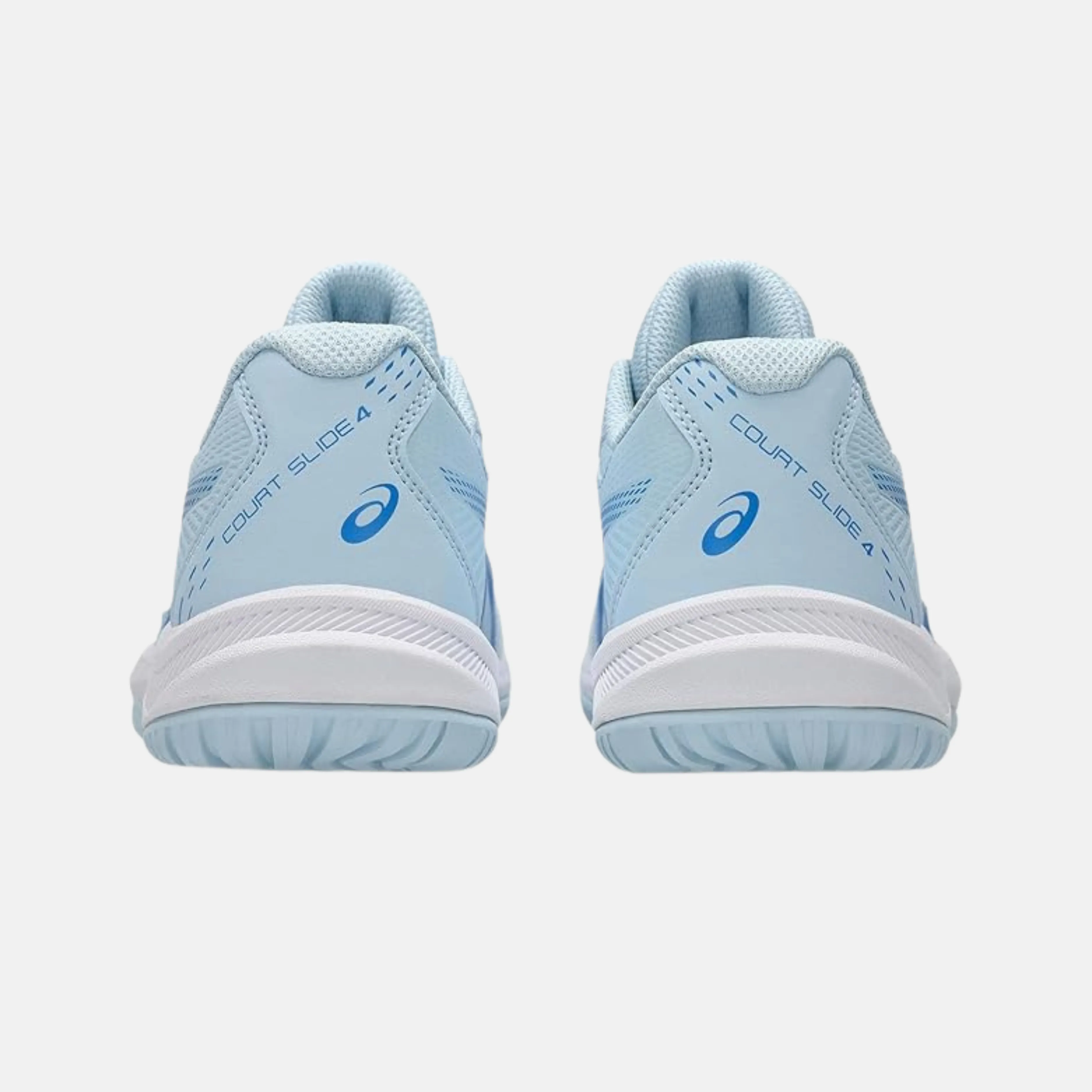 ASICS Court Slide 4 Women??s Tennis Shoes ?C Light Blue/Blue Coast Recreational Use Cool Mesh