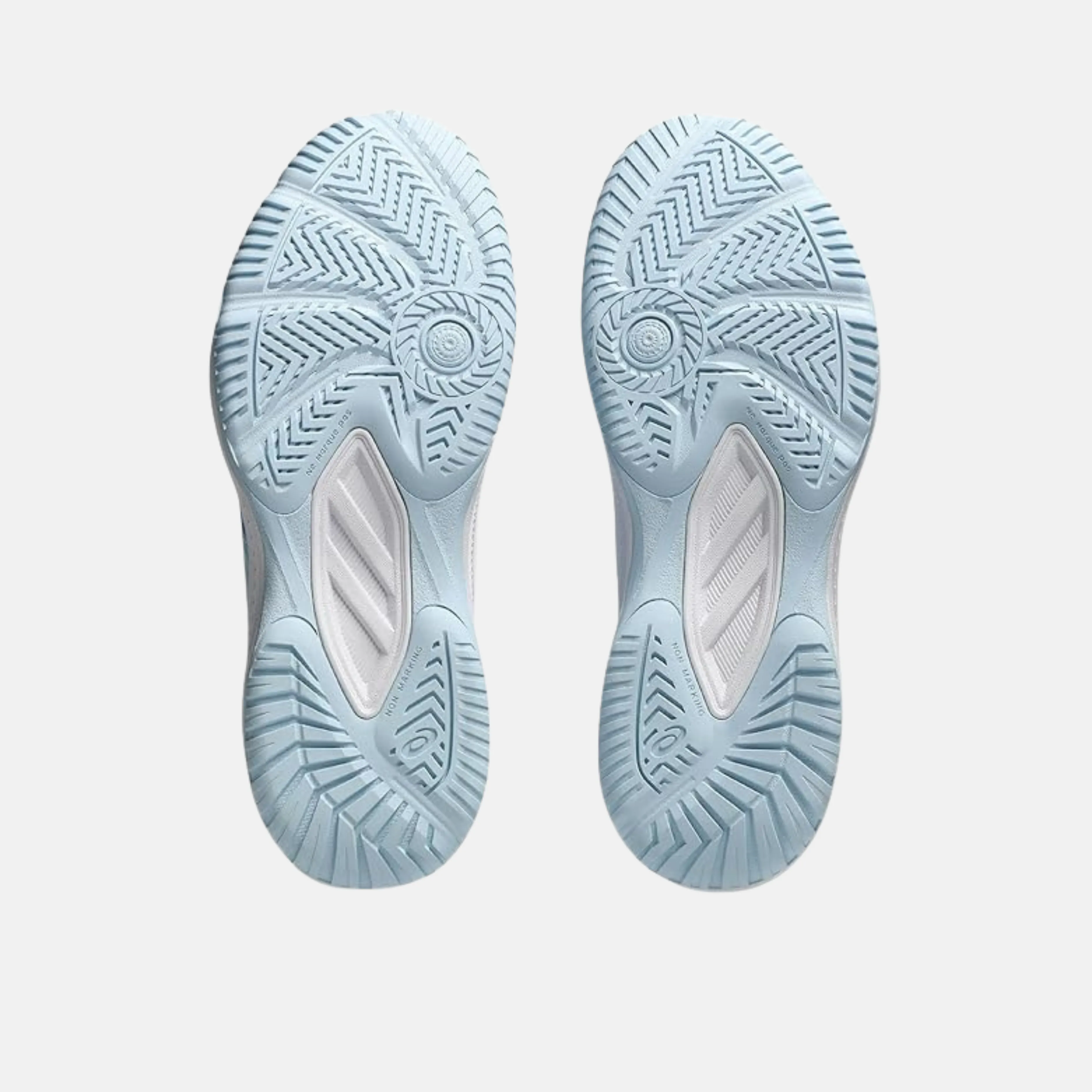 ASICS Court Slide 4 Women??s Tennis Shoes ?C Light Blue/Blue Coast Durable outsole