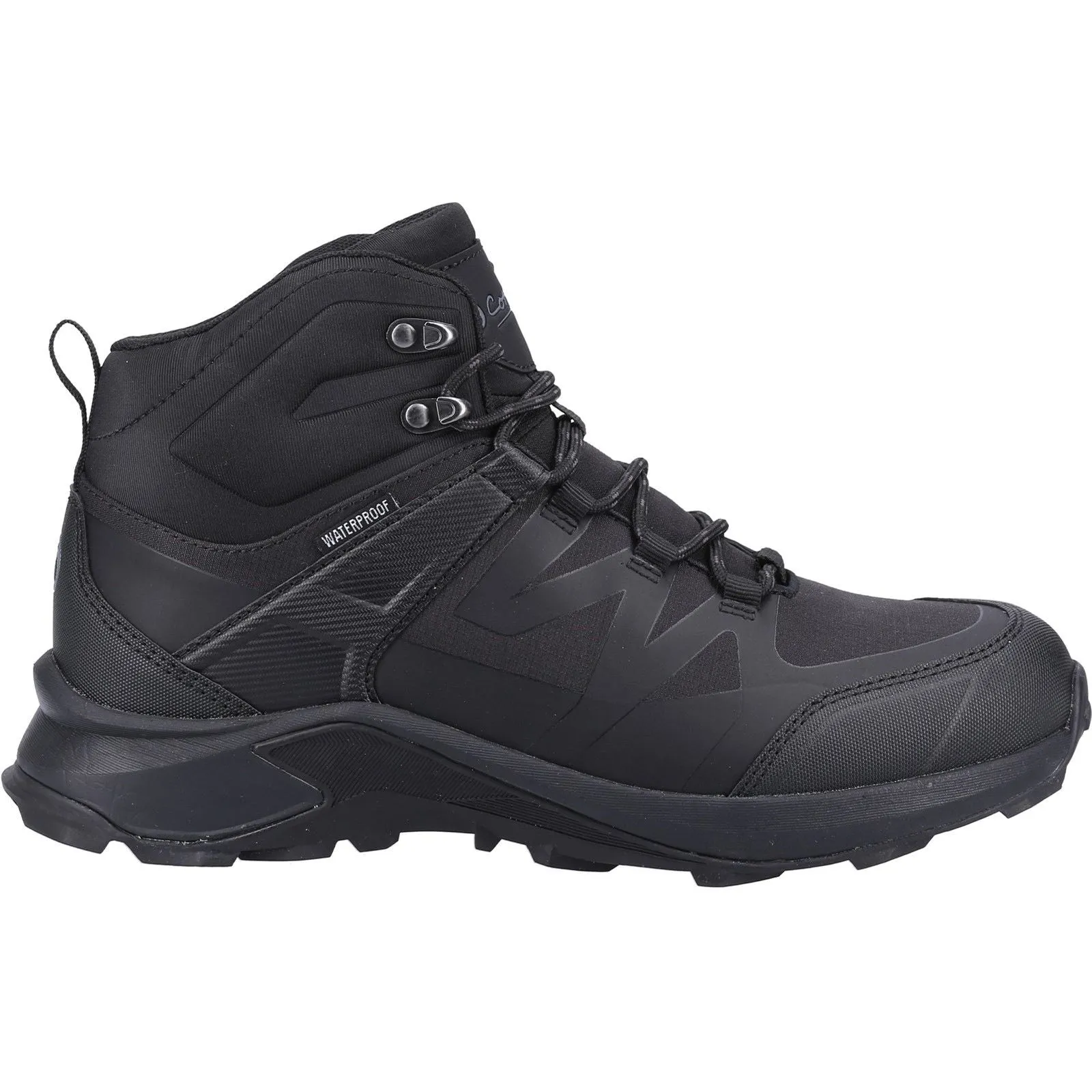 Cotswold Mens Horton Boots Black Strong Cushion Trail Performance Gear