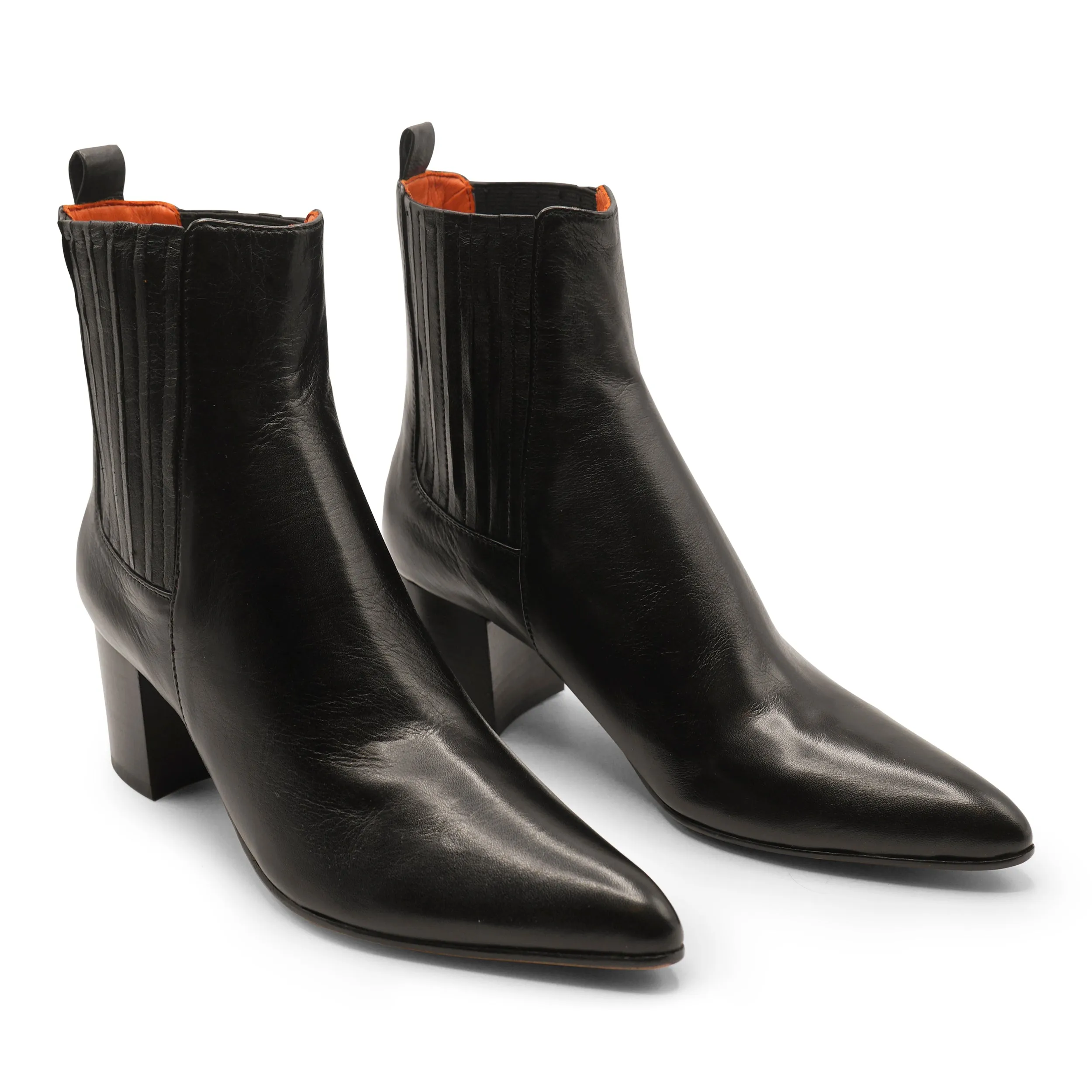 VW13B - Soft Nappa Black Chelsea Practical Wear