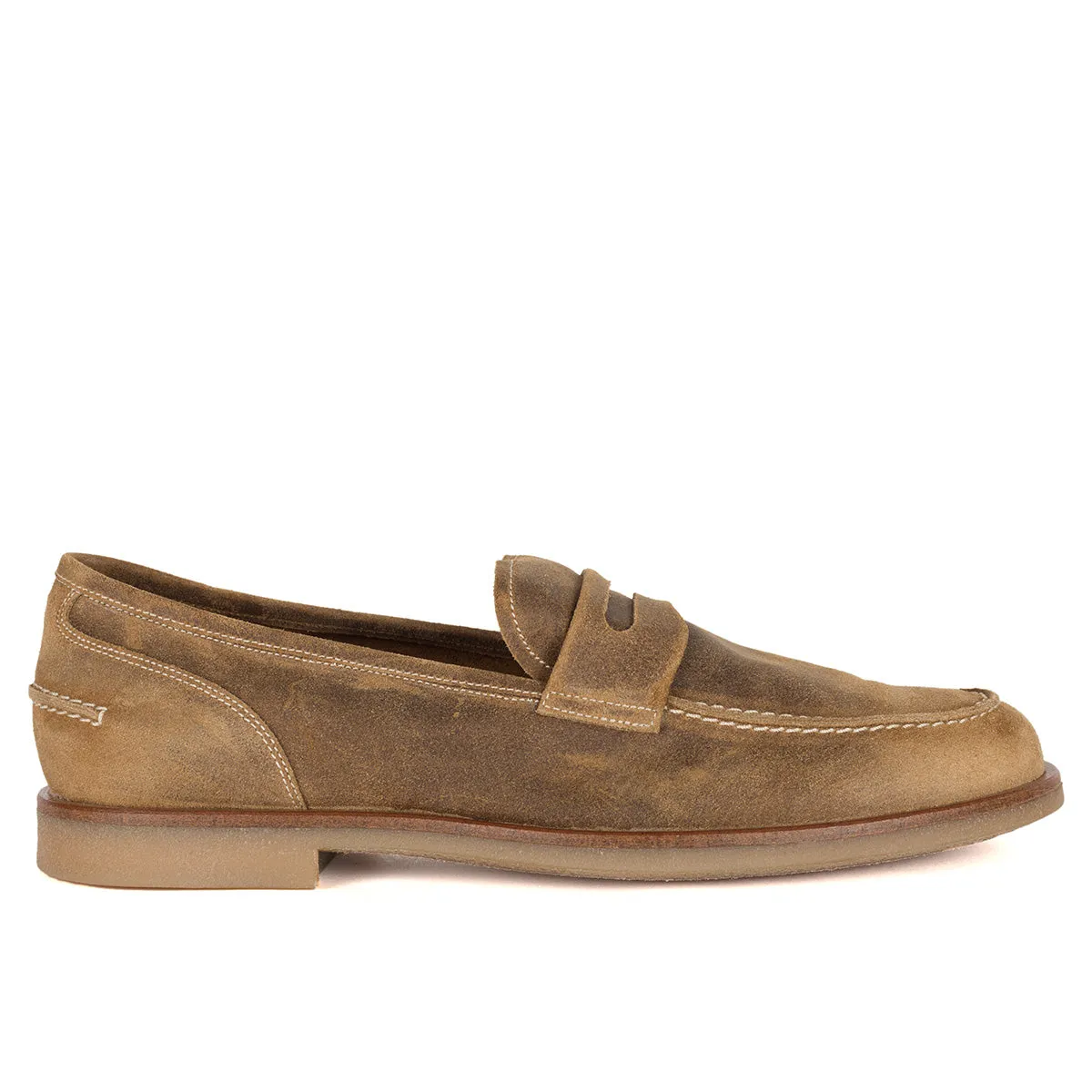 HOMER 89006<br>Desert brown loafer Comfortable Flats All Day