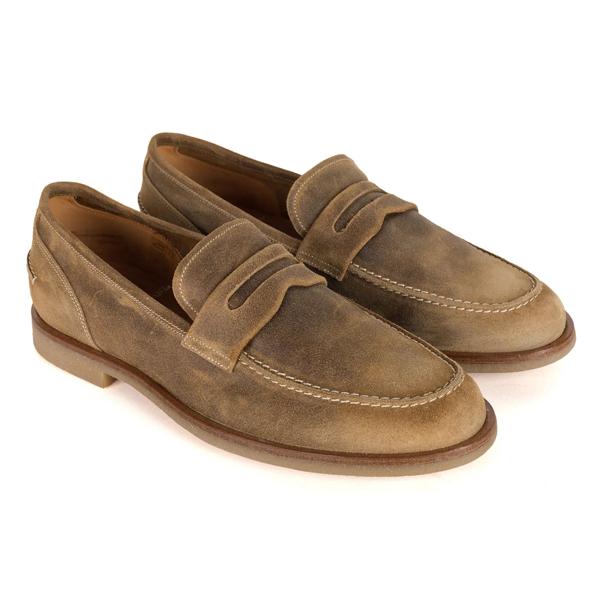 Relaxed Comfort Classic Appeal HOMER 89006<br>Desert brown loafer