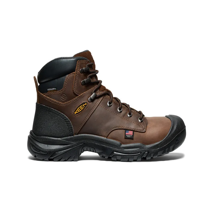 Men's Mt Vernon II 6" Waterproof Boot (Steel Toe)  |  Dark Earth/Black Trail Conditions