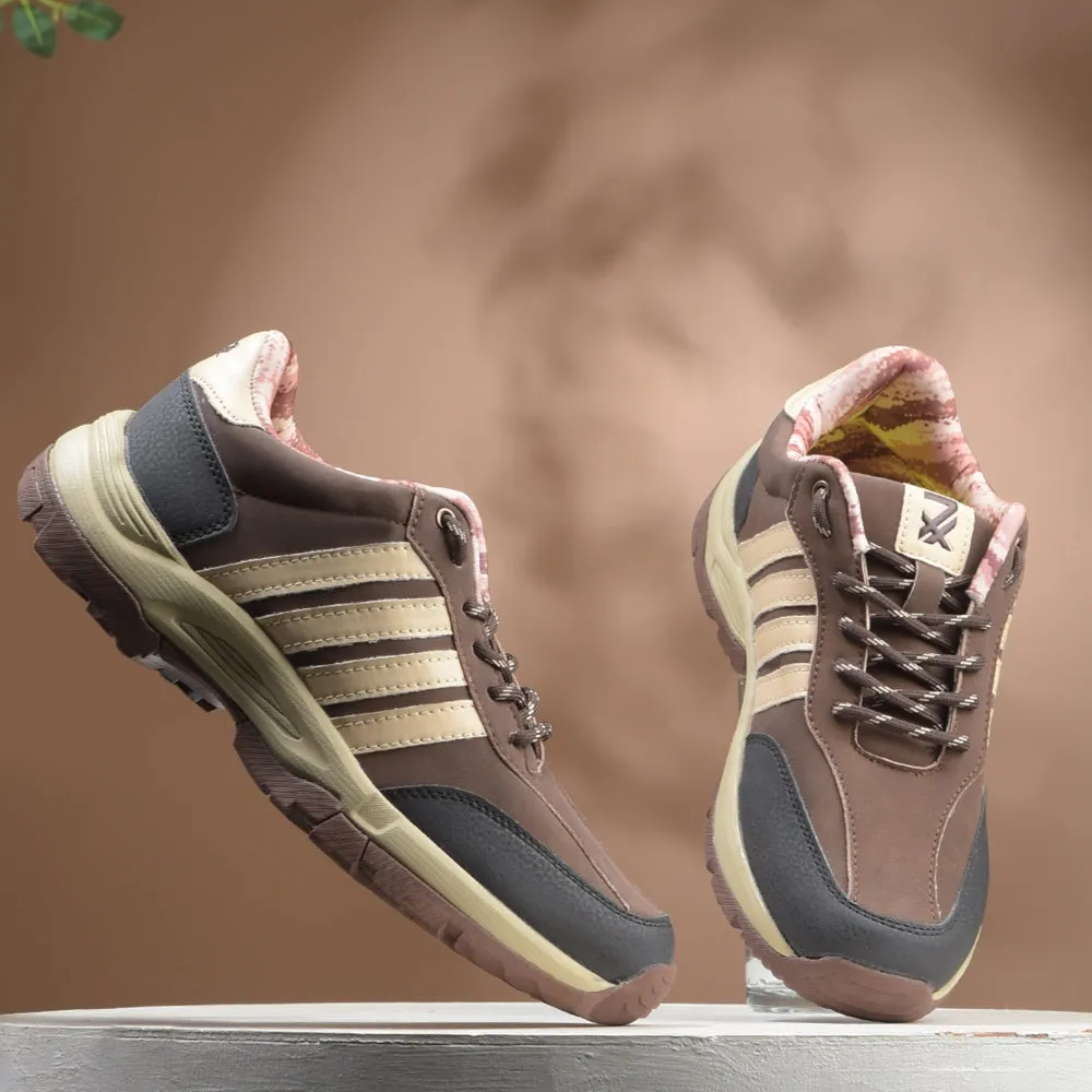 Packable Support Arch Stability Leap7x Casual Brown Lacing Trekking Shoes For Mens COLUMBIA6E By Liberty