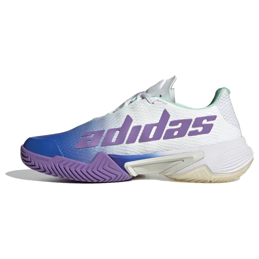 adidas Barricade Tennis Shoes (Ladies) - Lucid Blue/Violet Fusion/Pulse Mint Training Gear