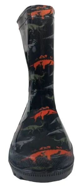 Boys Dinosaur Printed Rainboot Rain Gear Water Barrier